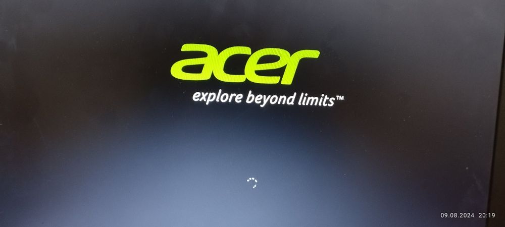 Ноутбук acear  черный