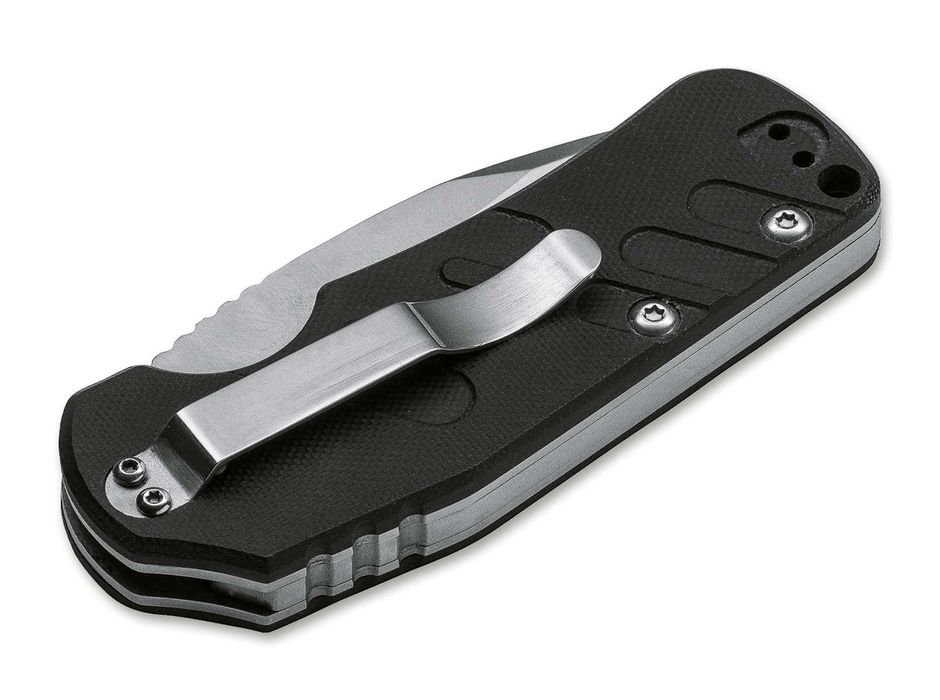 Briceag Boker Plus Worldwide, maner G10 negru, lama otel AUS-8
