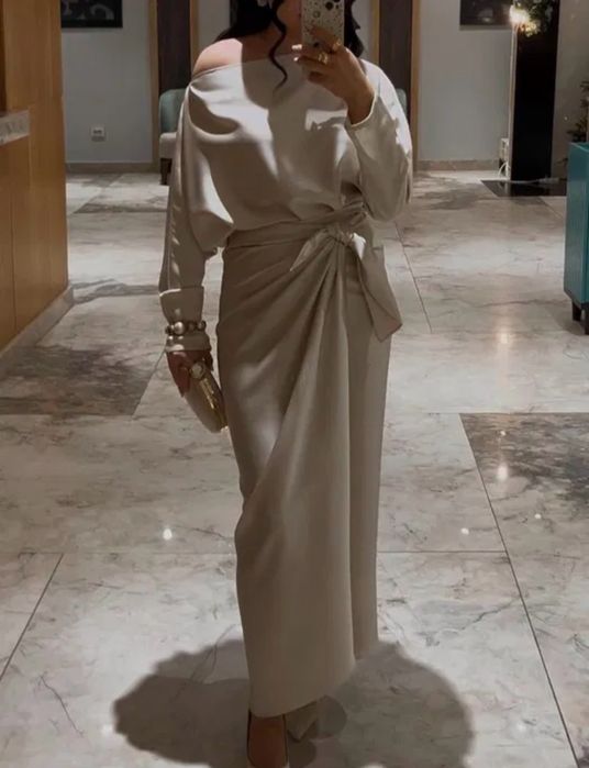 Белое платье на вечер