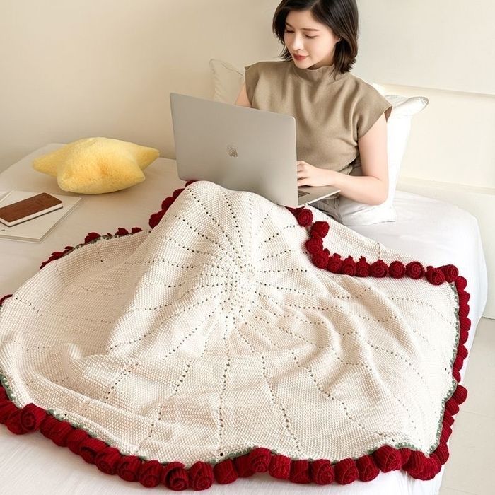 Плед-букет 155/150/110/80 см