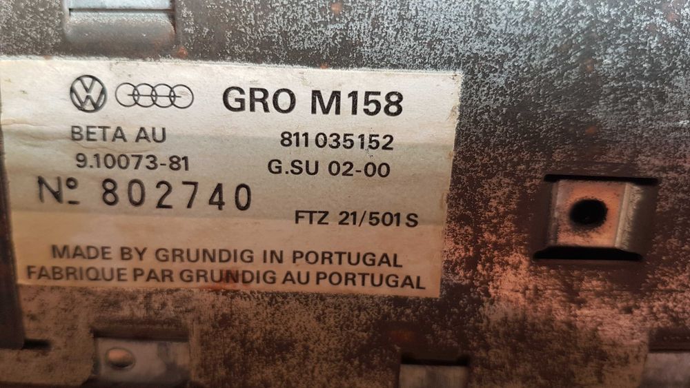 Radiocasetofon auto oldimer Audi radio auto casetofon oldtimer Audi