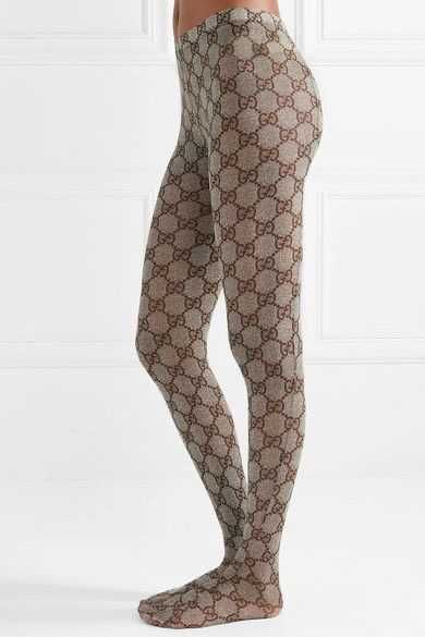 гучи чорапогащник беж кафяв бежов gucci плътен топ качество