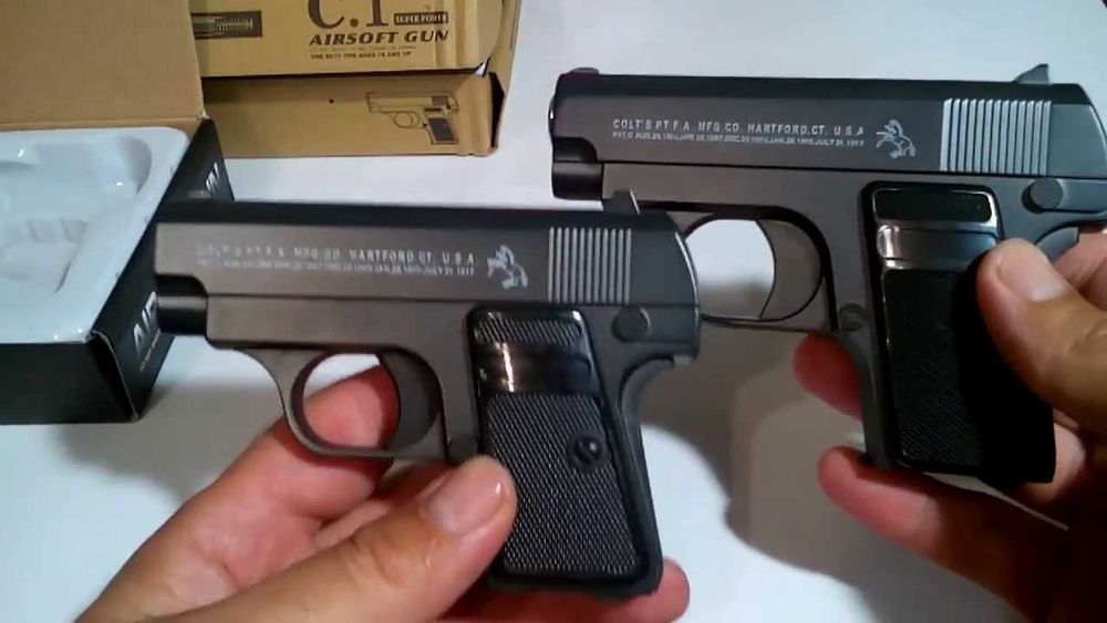 Пистолет Кольт ZM-03 (игрушечный, пластик)