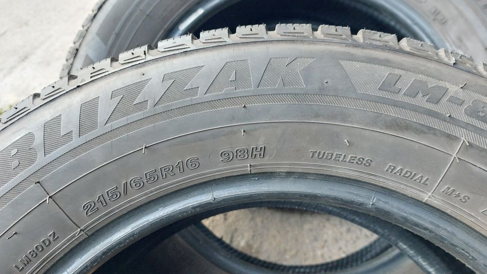 Зимни гуми 215/65/16 Bridgestone Blizzak 4 броя