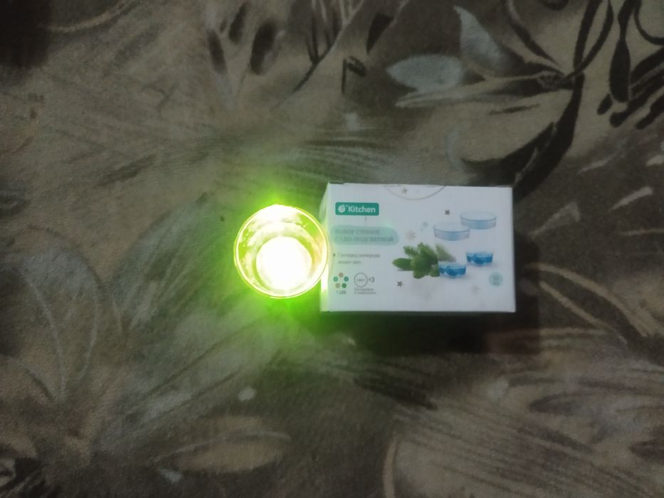 2 набора по 2 стопки с подсветкой