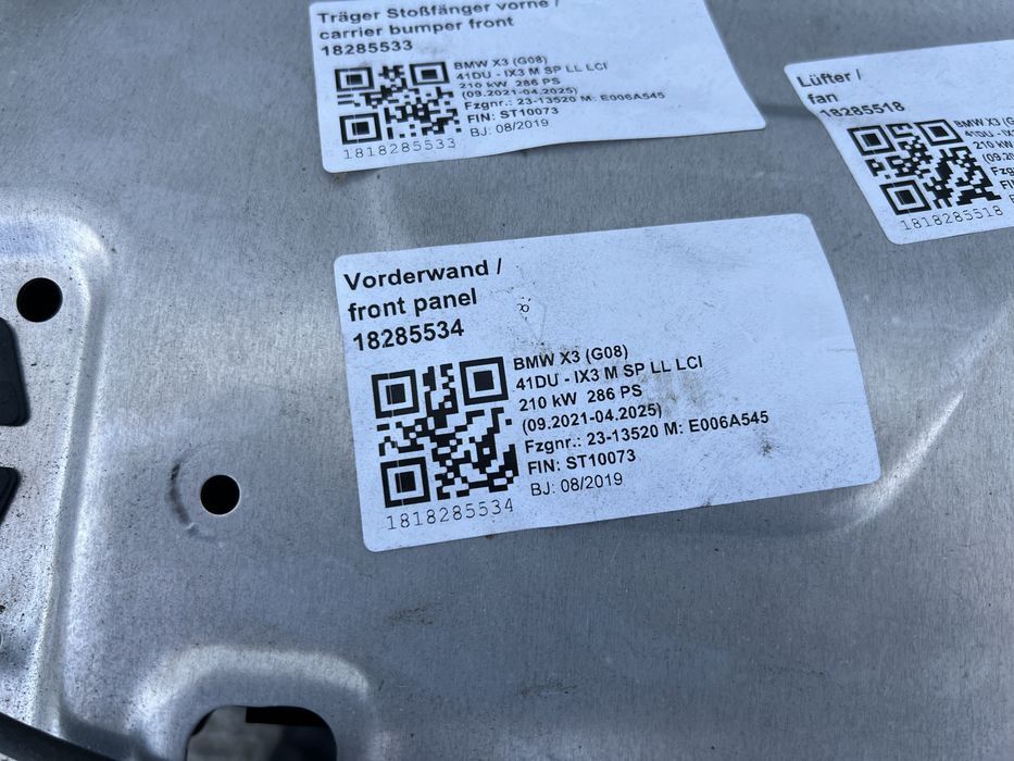 Trager cu radiatoare BMW G08