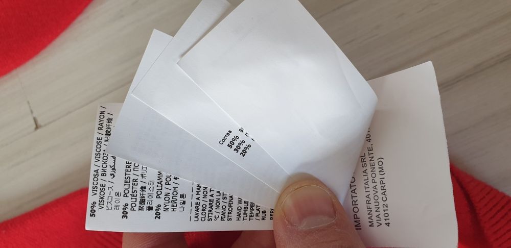 Ermanno Scervino Knit Womens Size 40/M НОВО! ОРИГИНАЛ! Пуловер Блуза!