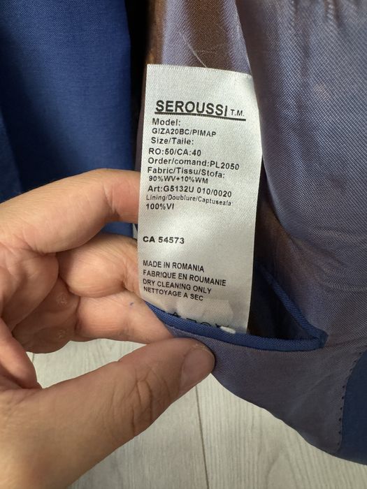 Costum Seroussi Lana 100%