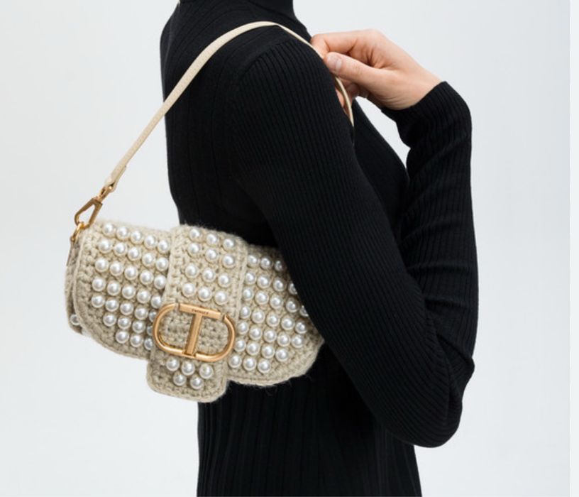 Чанта с перли Twinset