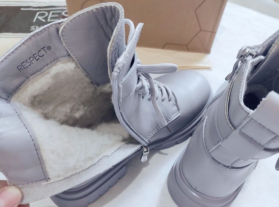 Суперцена! Кожа,Зимние ботинки, 39 рр