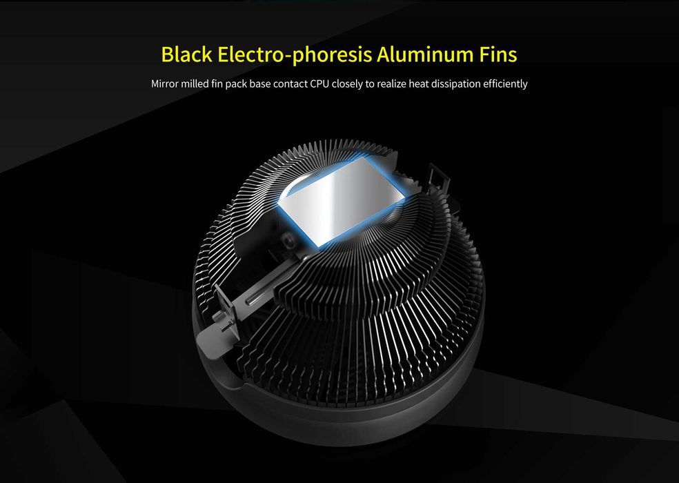 Кулер для процессора с подсветкой E126M PRO