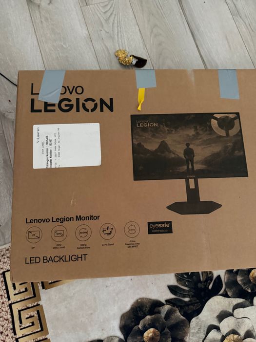 Гейминг монитор Lenovo - Legion 27Q, 27'', 300Hz, 0.5ms, черен
