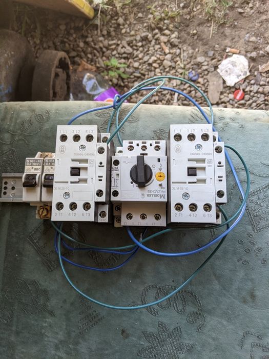 Contactori ABB +RELEE TERMICE+relee intermediare+2 buc surse 400v/24V
