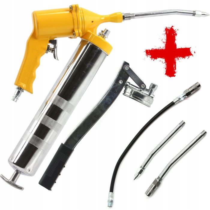Пневматичен-ръчен такаламит 2 в 1 за гресиране Mar-Pol