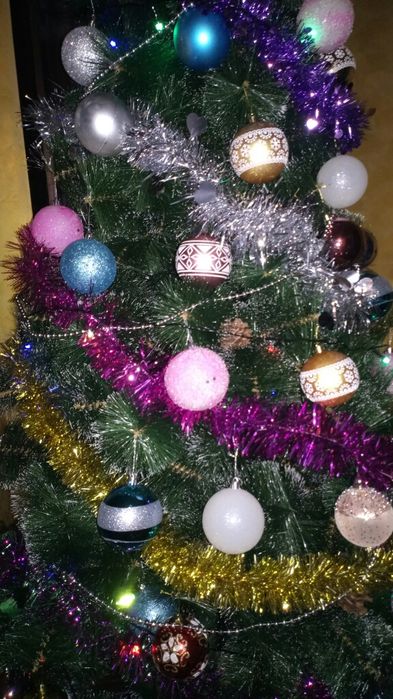 Ёлка с игрушками 2м.40см.