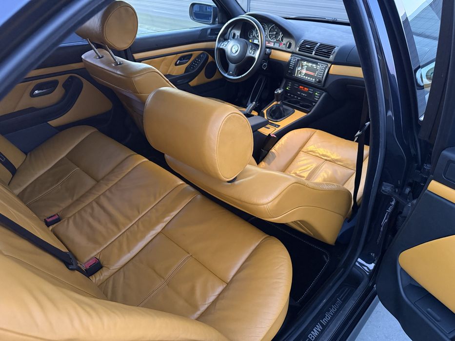 BMW Seria 5 E39 520i 170 CP Euro 4 individual M Paket Facelift Limuzina an: 2002 Raritate Xenon Trapa Piele Jante