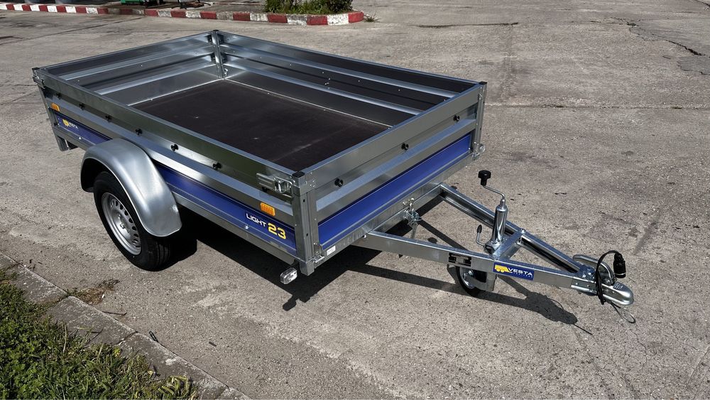 Remorca auto Vesta 230x131x38cm 750kg rabatabila cat B