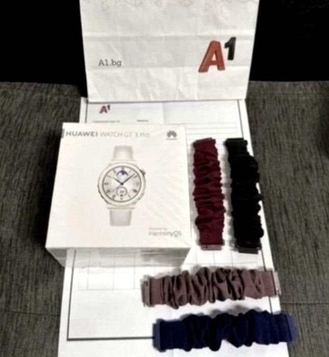 41mm Huawei watch GT 3 Pro | GT3 Гаранция A1 2025 Ceramic White | Бял