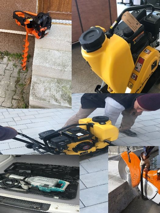 Slefuitor glet/Mai compactor de inchiriat/ placa vibranta