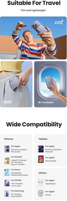 UGREEN Mini Magnetic PD 20W Power Bank 10000mAh magsafe for iPhone 17