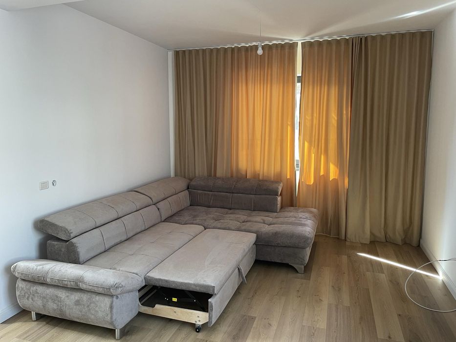 Draperii bej cu rejansa (6,5 m in total)