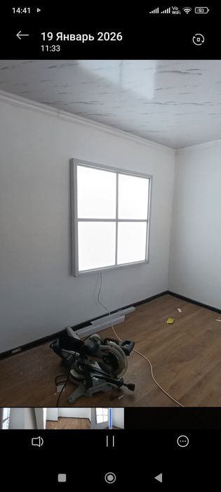 Фальш окна. Светильник