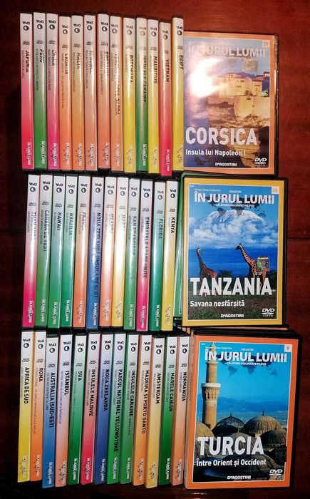 DVD FILME Documentare DeAgostini Călătorii fascinante În jurul lumii