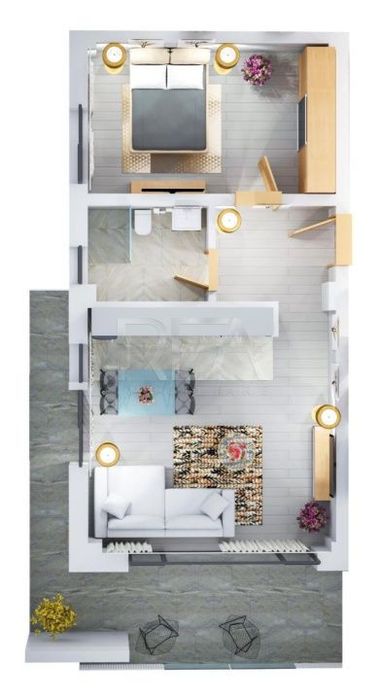 UP Boutique - Pipera Voluntari - APARTAMENT 2 CAMERE finisaje LUX — fotografia 1