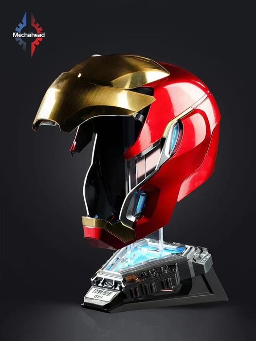 Masca lui Iron man MK 50 motorizat electric, deschidere cu voce, nou
