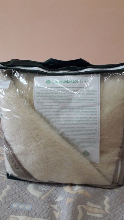 Топ матрак от мериносова вълна и памук 90см/200см