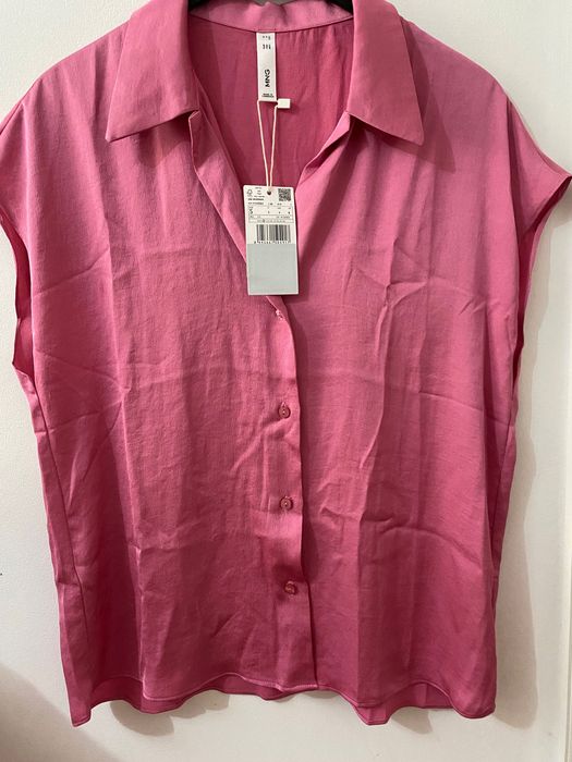 Camasa satinata MANGO, noua cu eticheta, S