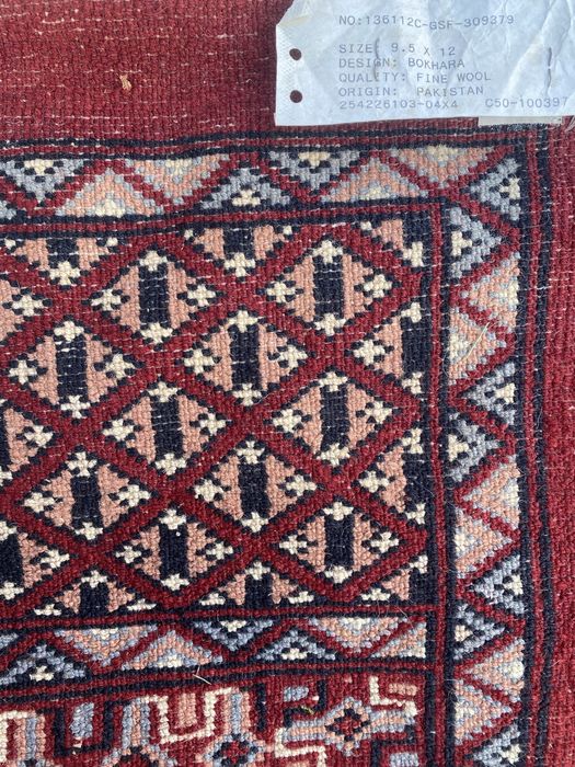 Covor oriental mare din lână – Bokhara – țesut manual