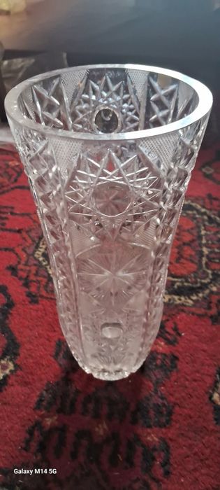 Новая оригинал хрустальная ваза БОГЕМИЯ ЧЕХИЯ ОРИГИНАЛ