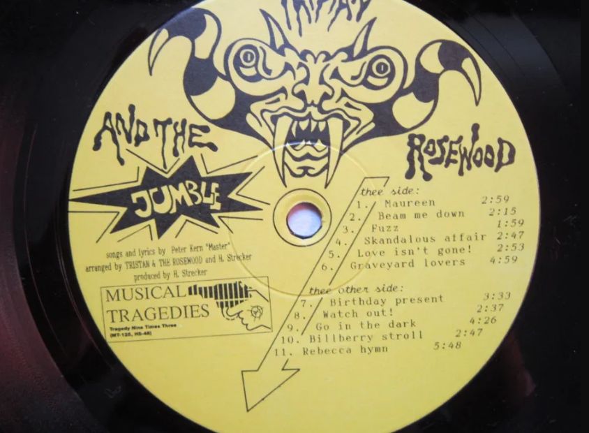 vinil Tristan &The Rosewood-DropTheJob&  Jumble-Psychedelic,Indie Rock