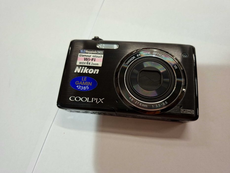 Compact Digital Camera Nikon COOLPIX S5200 Wi-Fi CMOS 16MP - Imprima ora si data