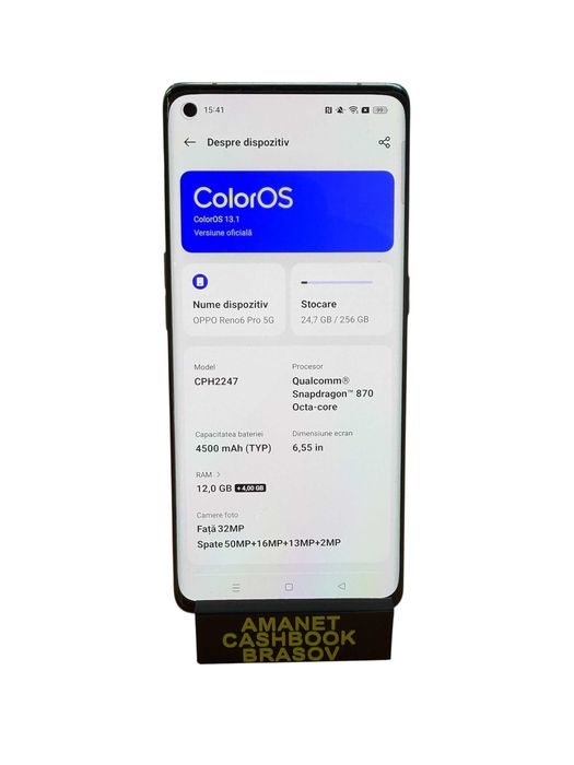Oppo Reno 6 Pro - 256 GB / 12 RAM - Cashbook Amanet Brasov