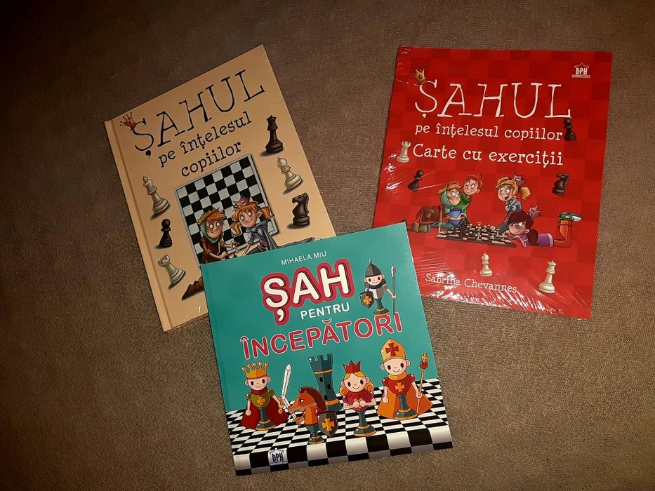 Set 3 cărți  ȘAAH copii noi