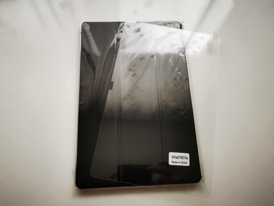 Husa + folie sticla ecran Samsung Galaxy Tab S7FE S8 S7 Plus protectie