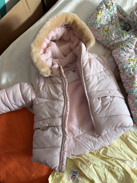 Lot haine fetita 9 luni-2 ani Zara, H&M, Mango geci pantaloni rochite tricouri costum baie