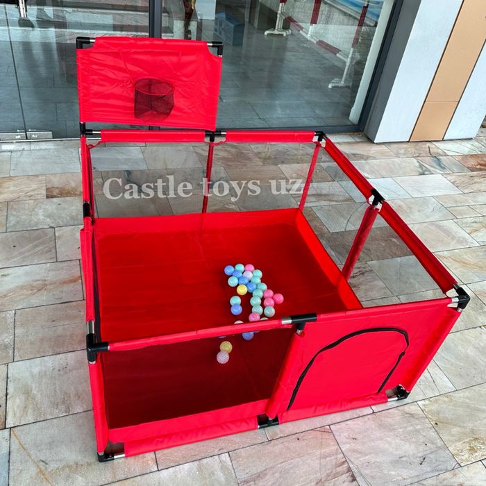Детский манеж Качество хороше 128 х 128 х 66 см Castrum Toys