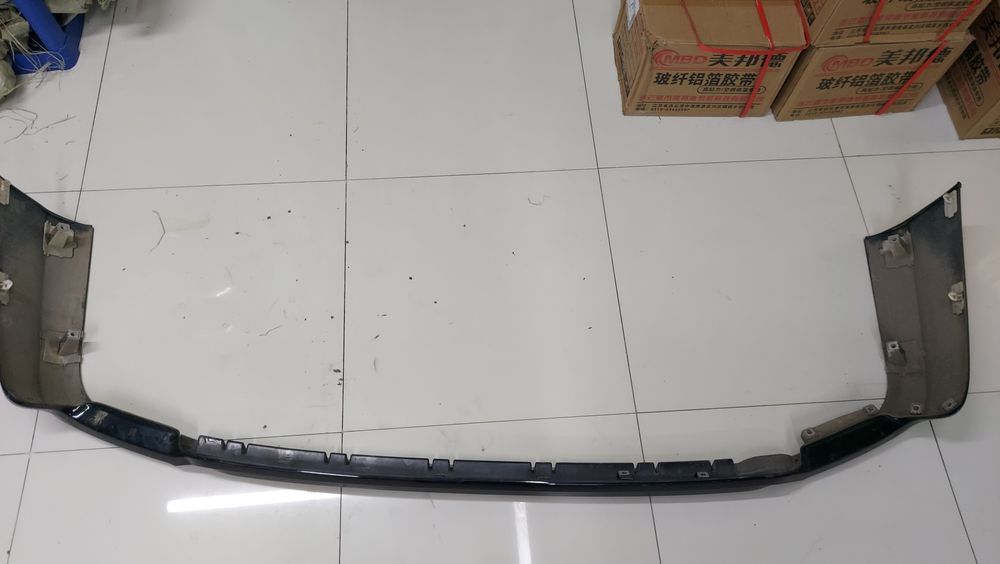 Задний обвес бампера спойлер на Prado 150