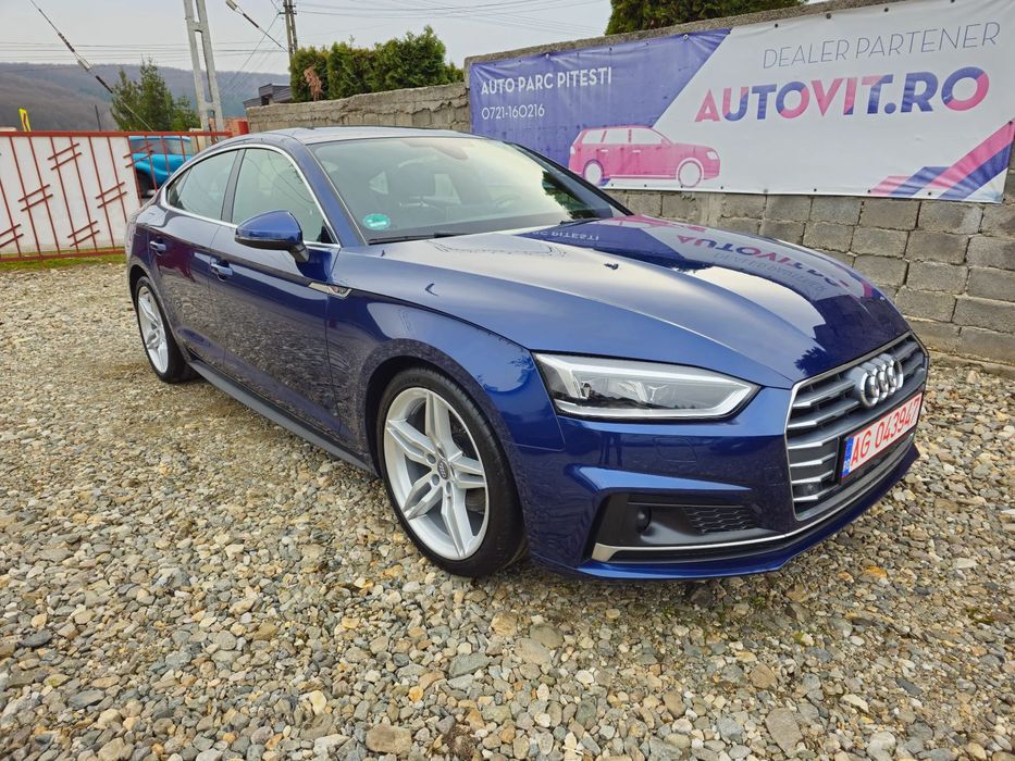 Audi A5 Sportback GARANTIE 1-3 ANI, TVA INCLUS deductibil S-Line int/ext RATE si LEASING