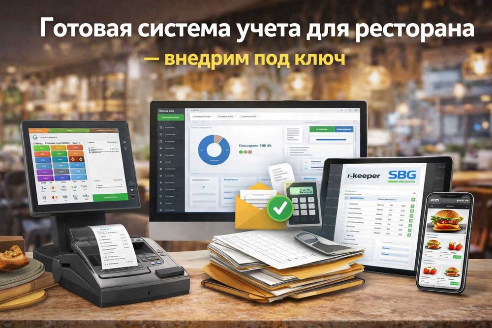 Готовая система учета для ресторана — внедрим под ключ