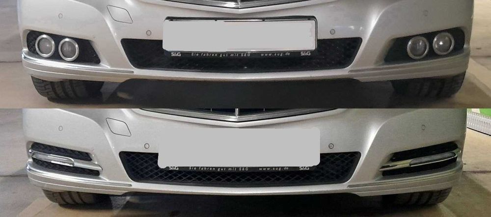 Mercedes Benz W212 DRL дневни светлини лед фарове