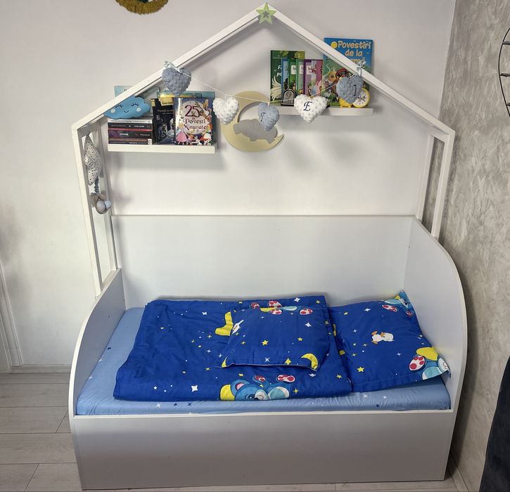 Pat copii tip căsuță făcut la comandă