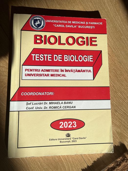 Carte admitere medicină