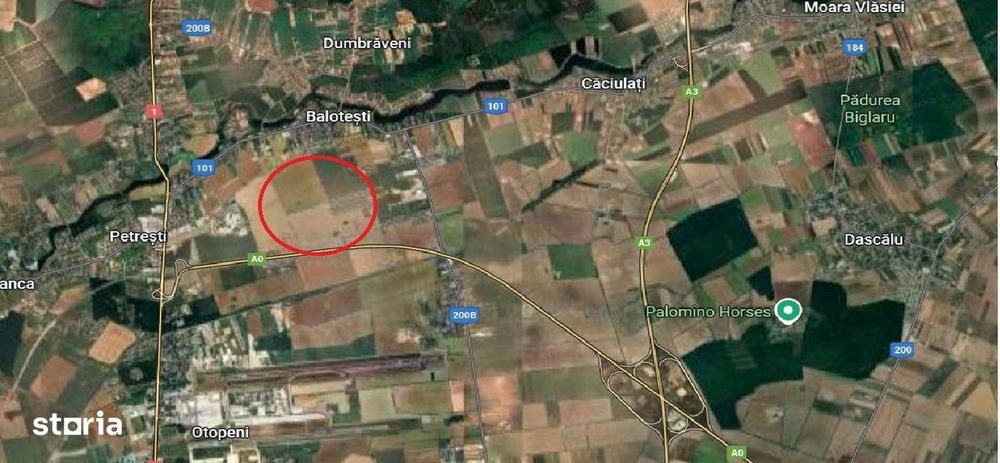 Oportunitate achizitie teren 55000 mp in Balotesti- Therme Bucuresti