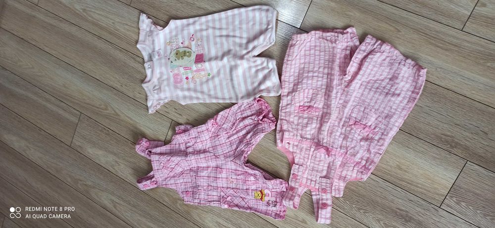 Лот бебешки дрехи гащеризони 3-6 месеца Дисни Disney TU момиче