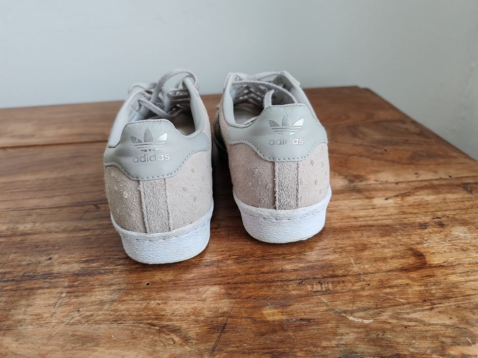 Adidas Superstar Metal Toe UK 6 – светлосиви кецове