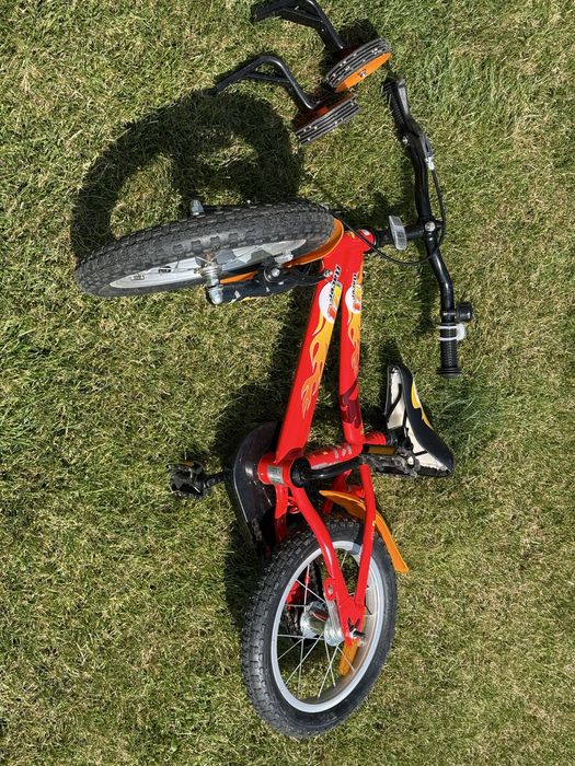 Bicicleta copii, cu roti ajutatoare
